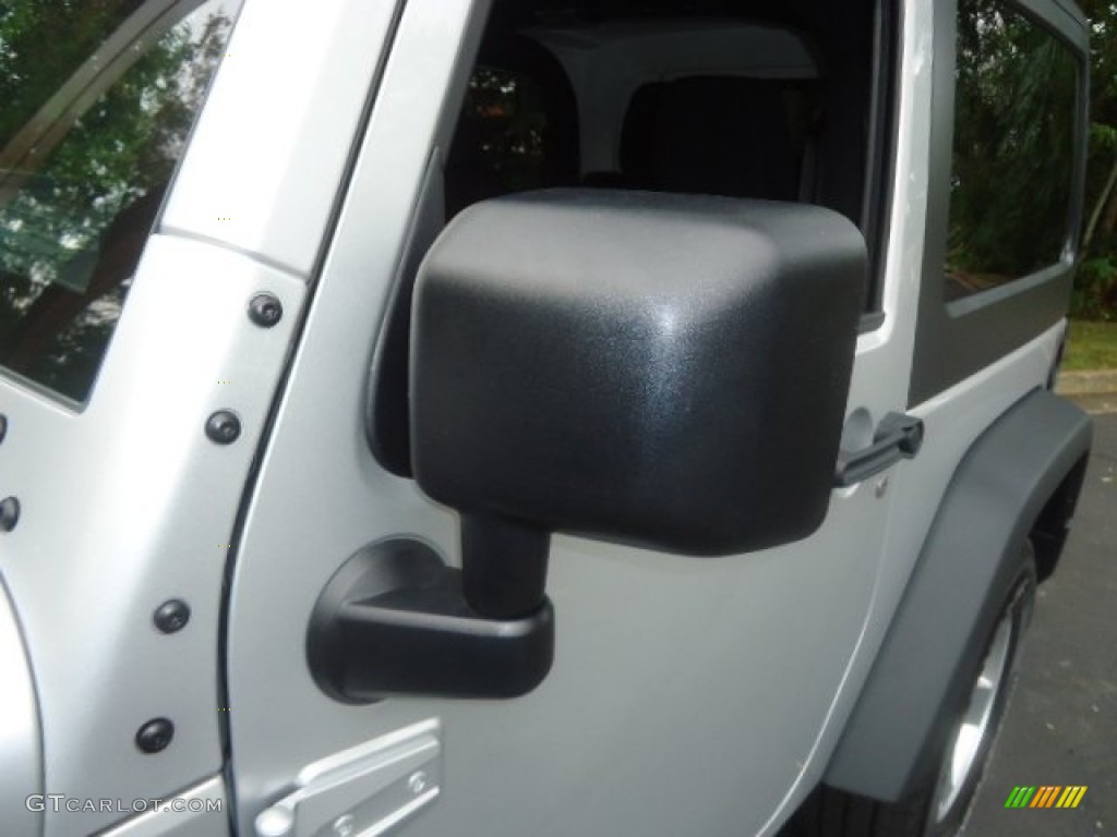 2012 Wrangler Sport S 4x4 - Bright Silver Metallic / Black photo #13