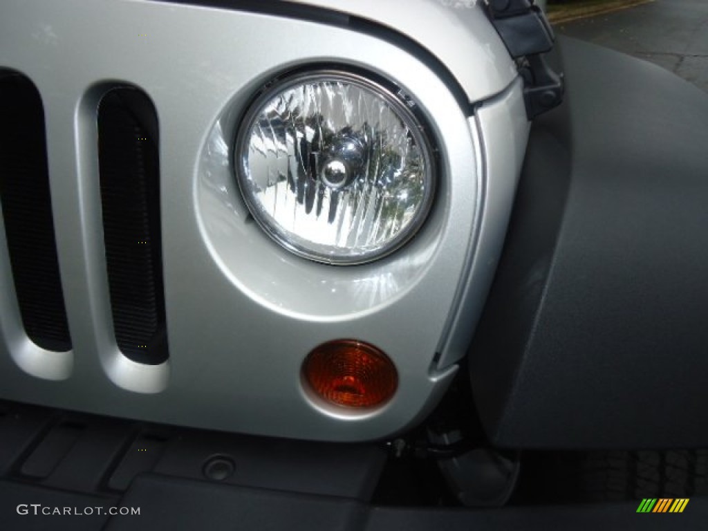2012 Wrangler Sport S 4x4 - Bright Silver Metallic / Black photo #14