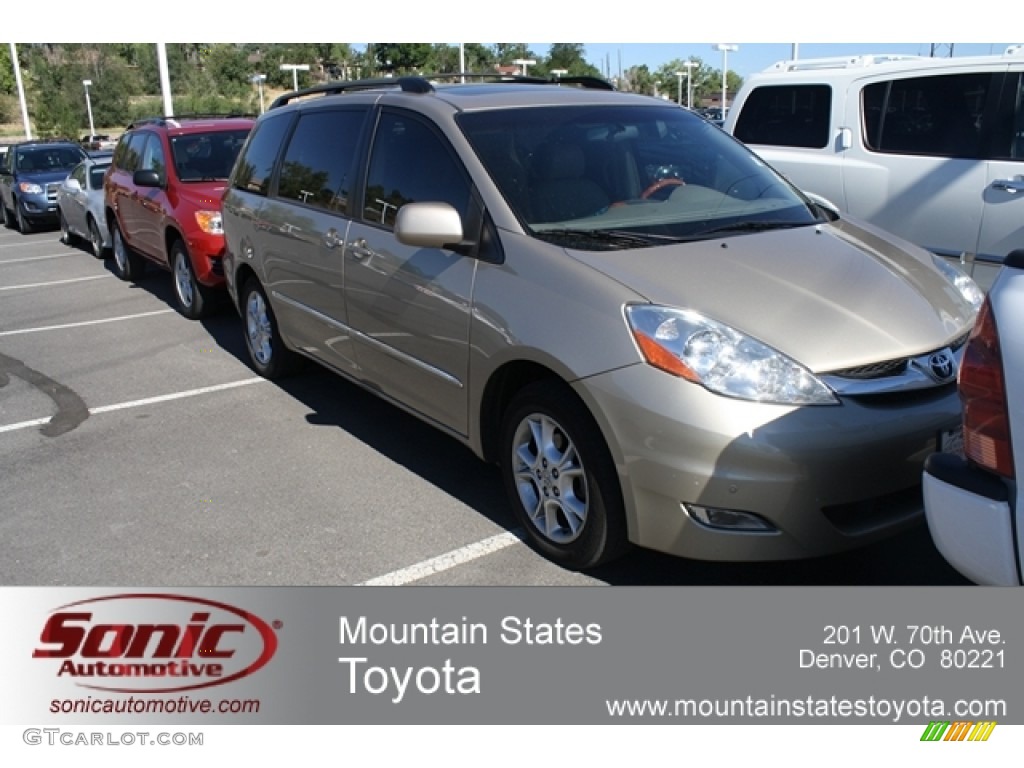 2006 Sienna Limited - Desert Sand Mica / Stone Gray photo #1