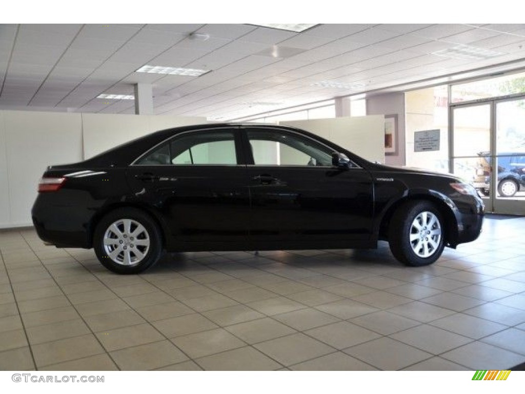 2007 Camry Hybrid - Black / Ash photo #3