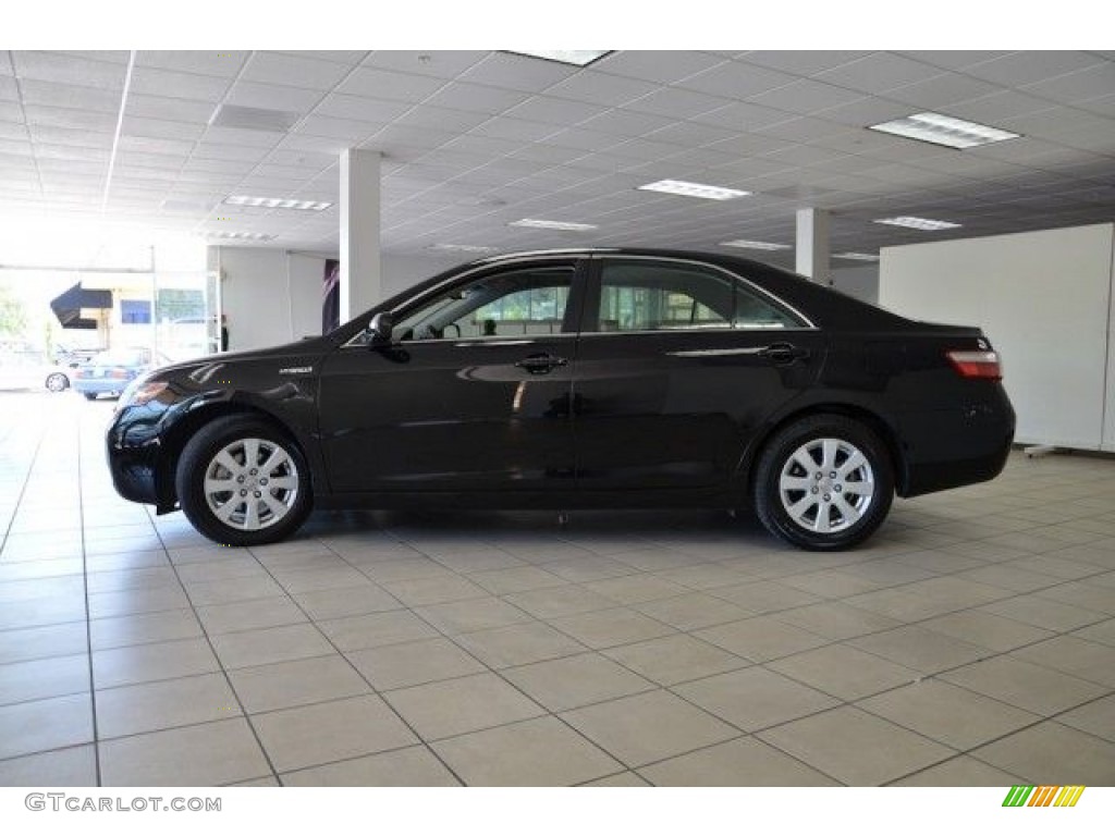 2007 Camry Hybrid - Black / Ash photo #6