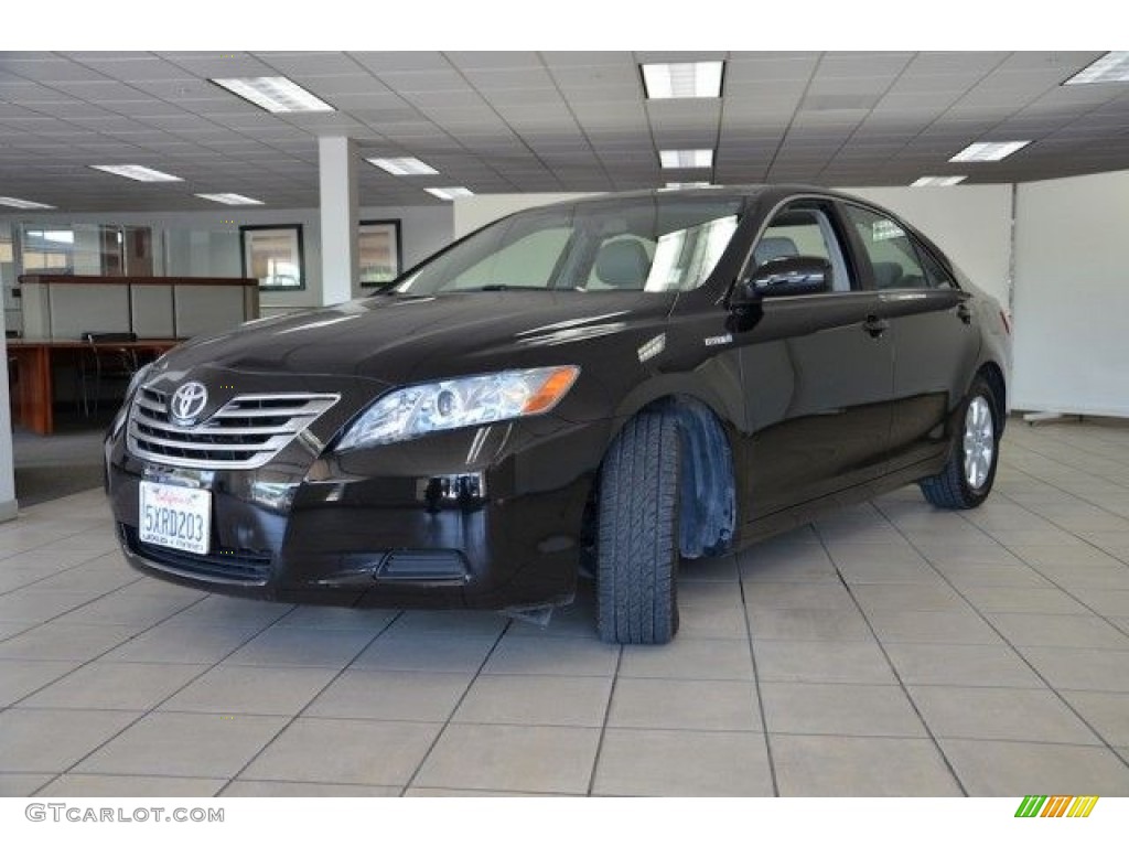 2007 Camry Hybrid - Black / Ash photo #7