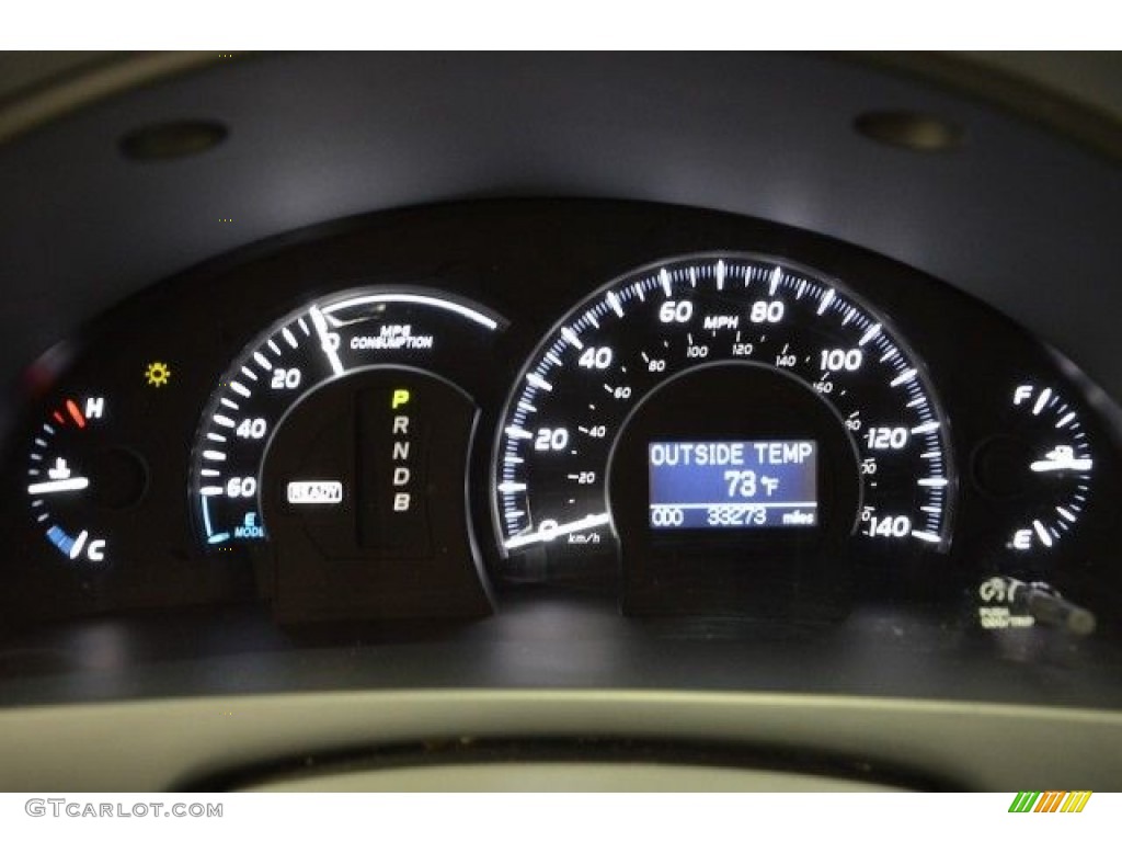 2007 Camry Hybrid - Black / Ash photo #21