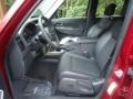 2012 Jeep Liberty Dark Slate Gray Interior Front Seat Photo