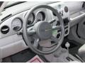 2009 Chrysler PT Cruiser Pastel Slate Gray Interior Steering Wheel Photo