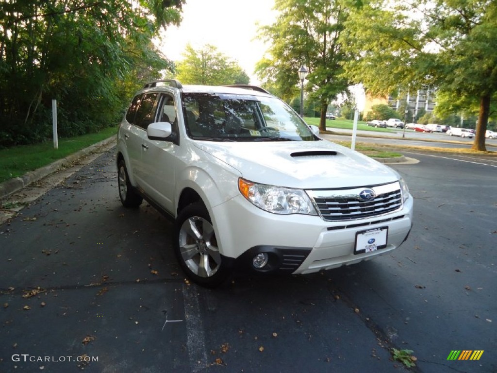 Satin White Pearl Subaru Forester