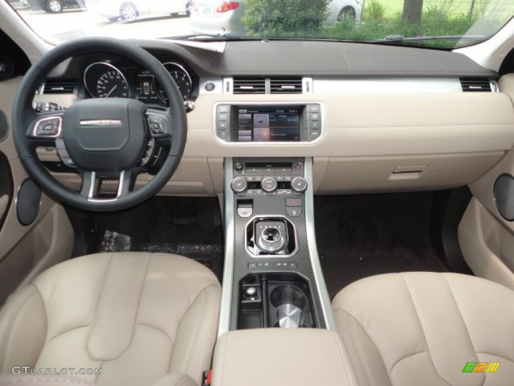2012 Land Rover Range Rover Evoque Pure Almond/Espresso Dashboard Photo #68277137