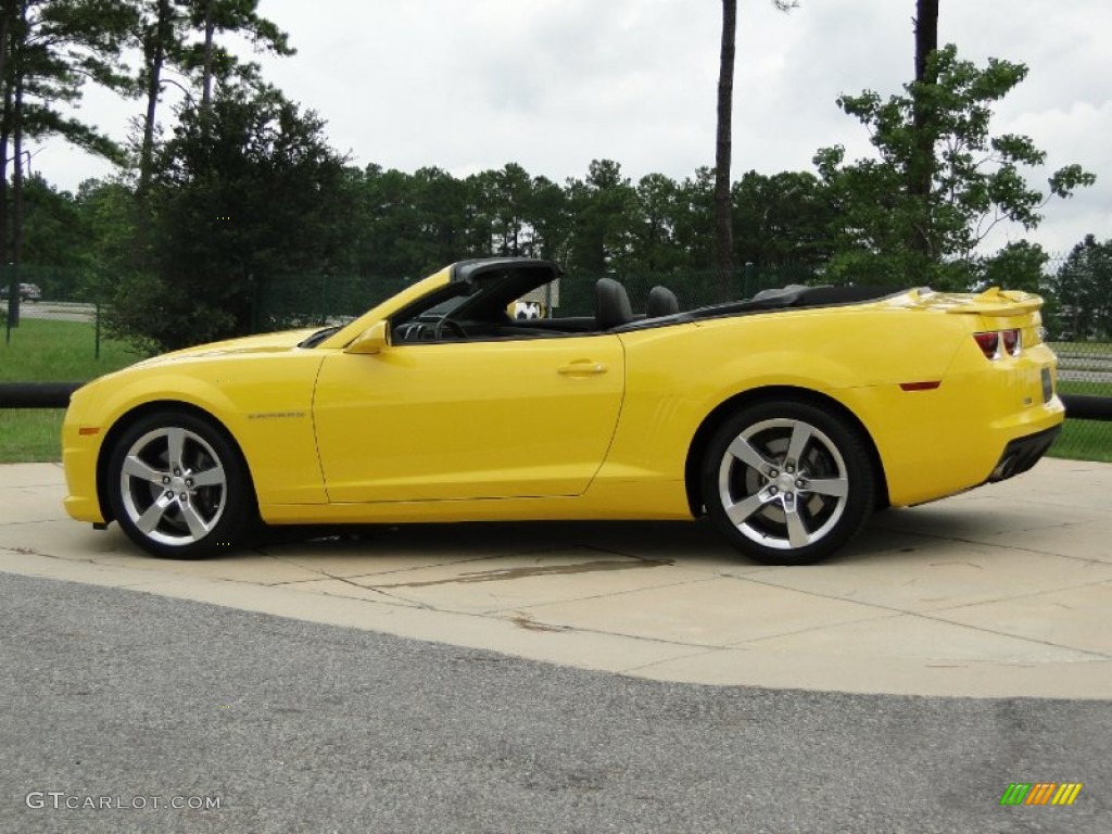 Rally Yellow 2011 Chevrolet Camaro SS/RS Convertible Exterior Photo #68277200