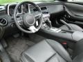 Black 2011 Chevrolet Camaro SS/RS Convertible Interior Color