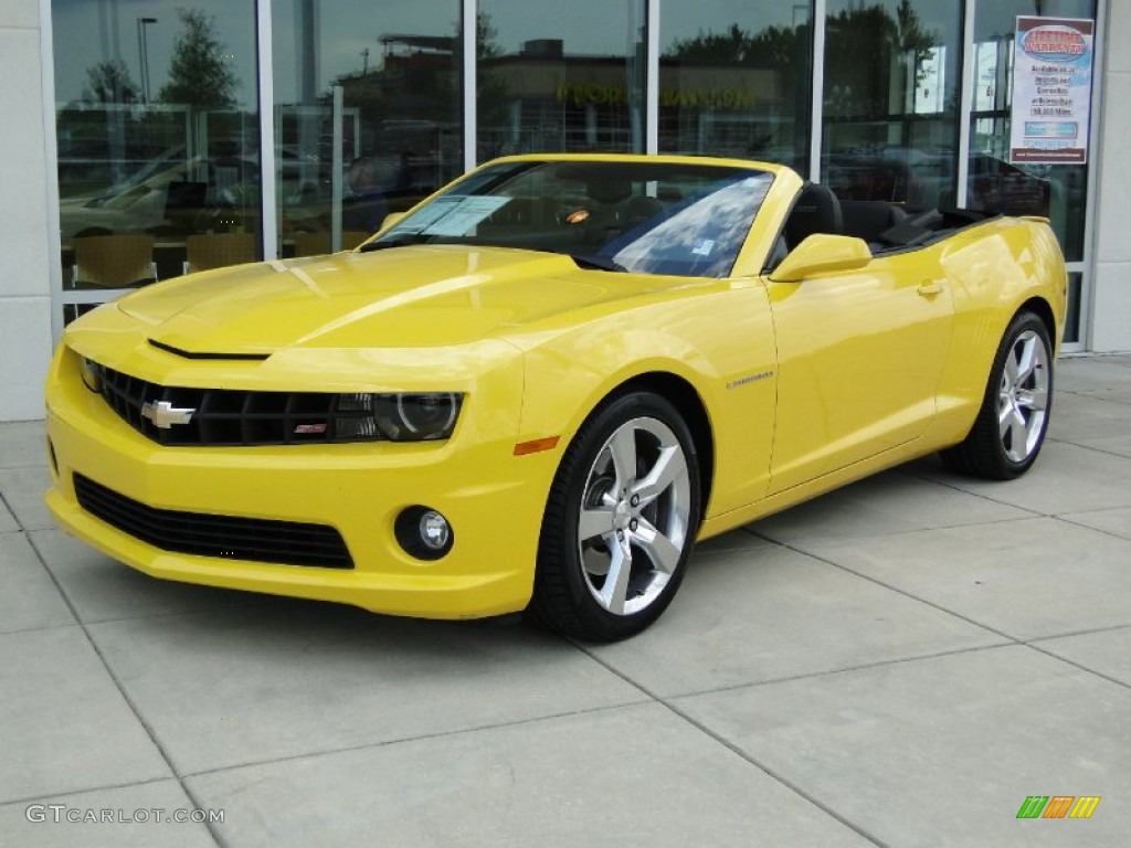 Rally Yellow 2011 Chevrolet Camaro SS/RS Convertible Exterior Photo #68277281