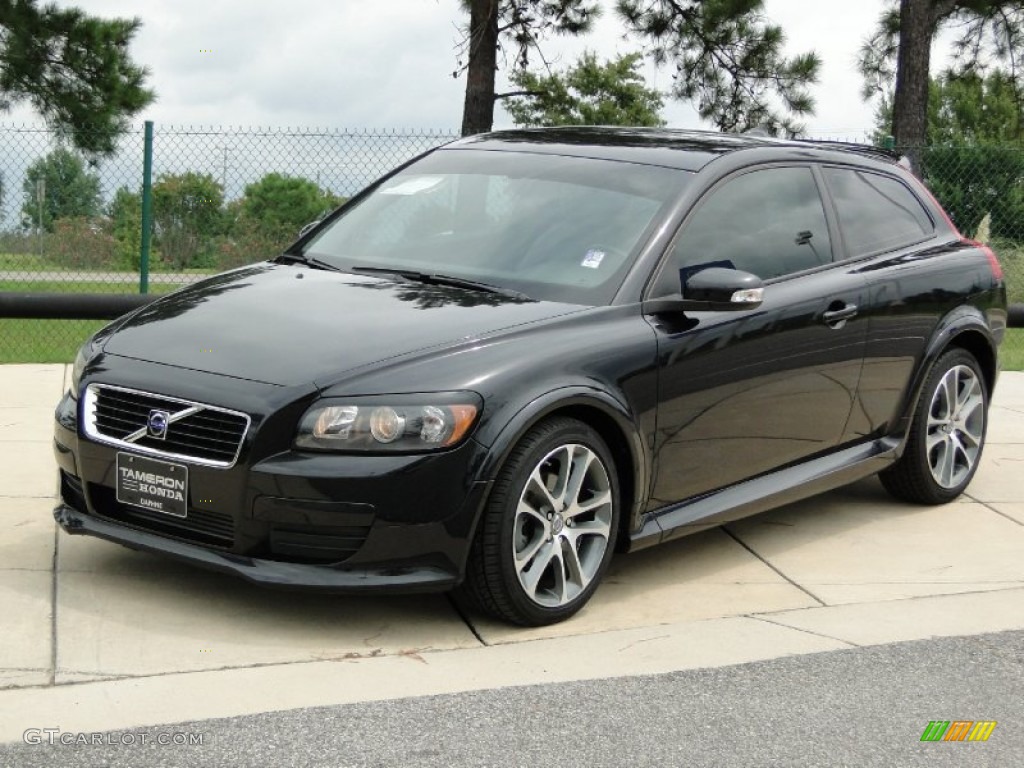2008 C30 T5 Version 2.0 - Black Sapphire Metallic / Off Black photo #10