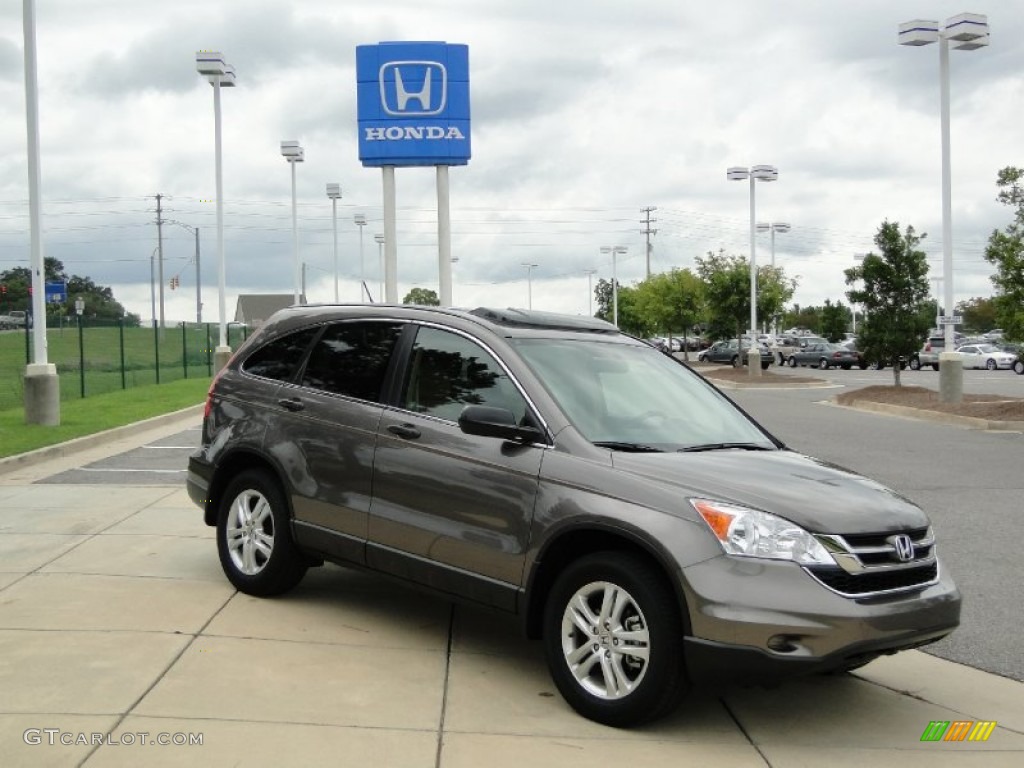 2010 CR-V EX - Urban Titanium Metallic / Ivory photo #2