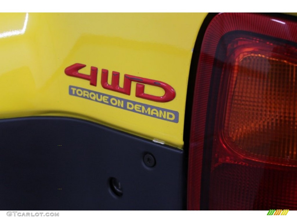 2000 VehiCROSS 4x4 - Proton Yellow / Black/Gray photo #78