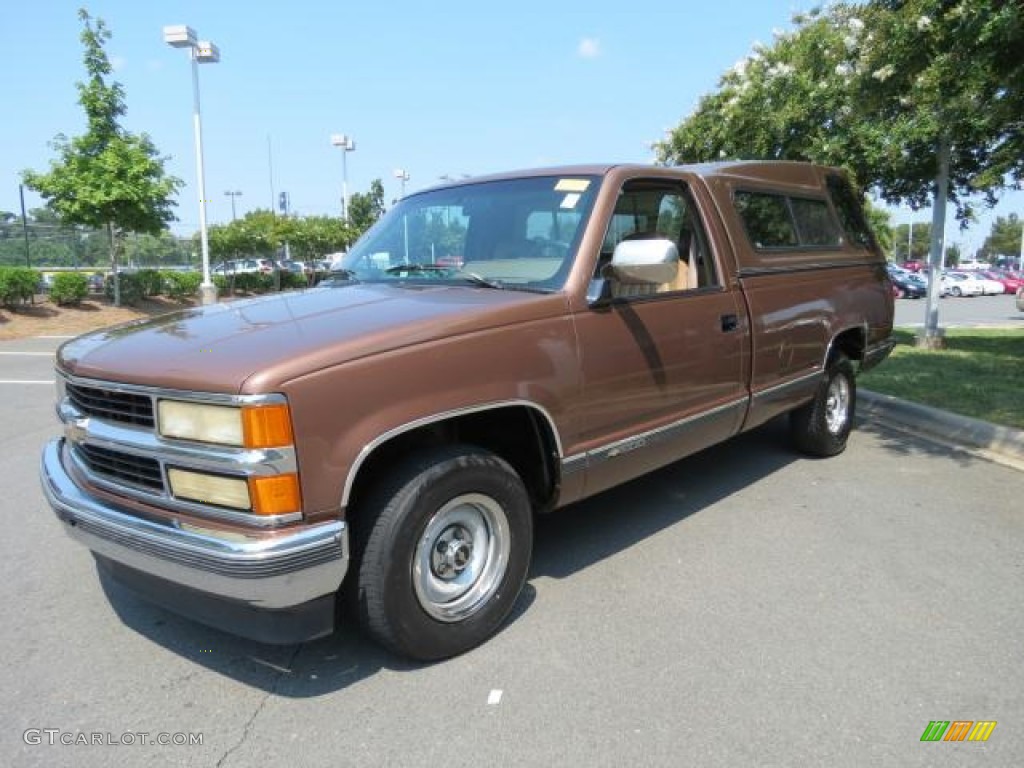 1994 C/K C1500 Regular Cab - Light Autumnwood Metallic / Beige photo #3