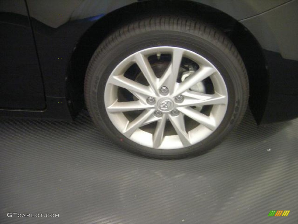 2012 Prius v Two Hybrid - Black / Misty Gray photo #5