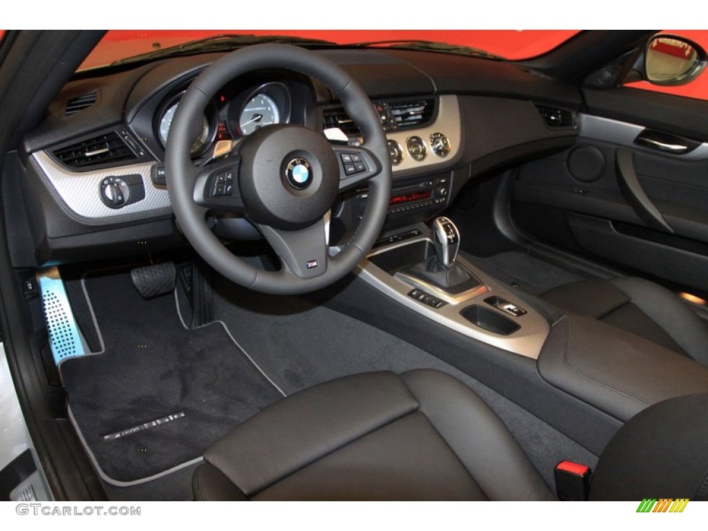 Black Interior 2011 BMW Z4 sDrive35is Roadster Photo #68281952