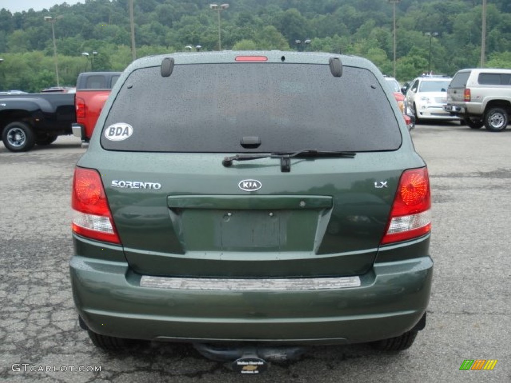 2003 Sorento LX 4WD - Ivy Green Metallic / Beige photo #5