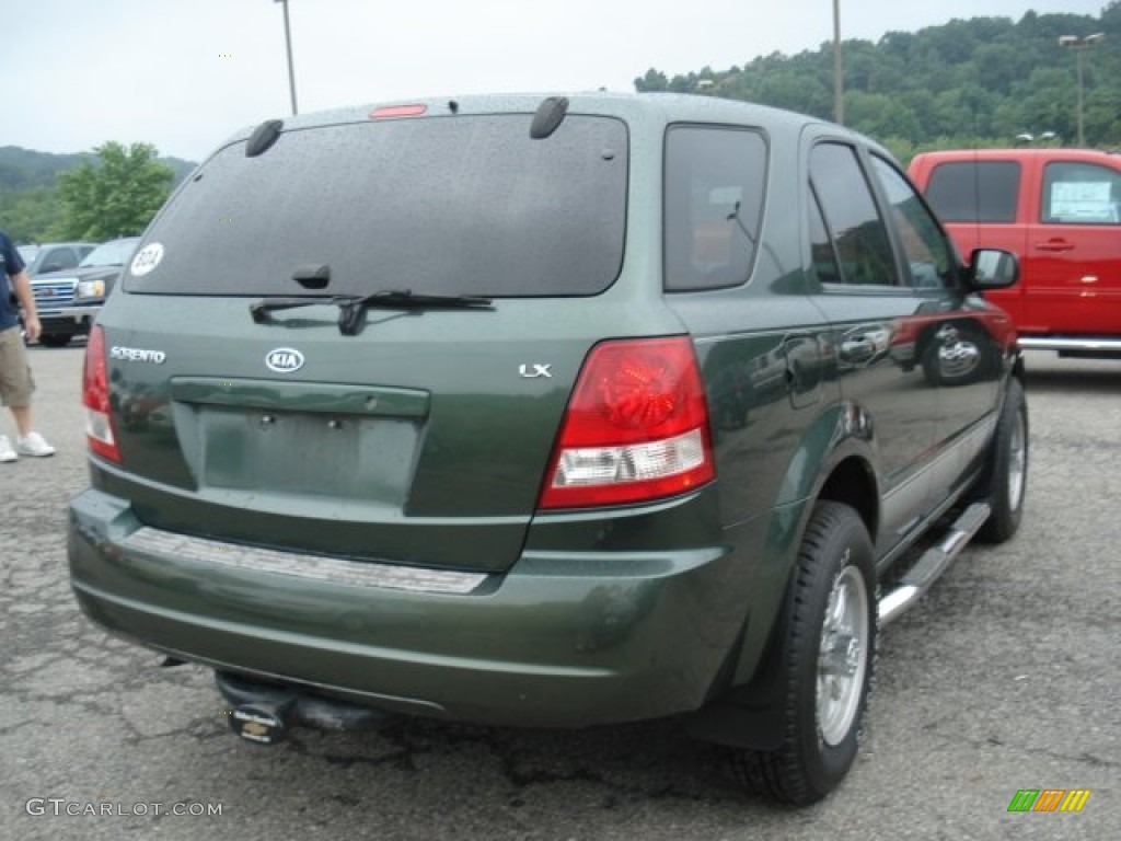 Ivy Green Metallic 2003 Kia Sorento LX 4WD Exterior Photo #68283830