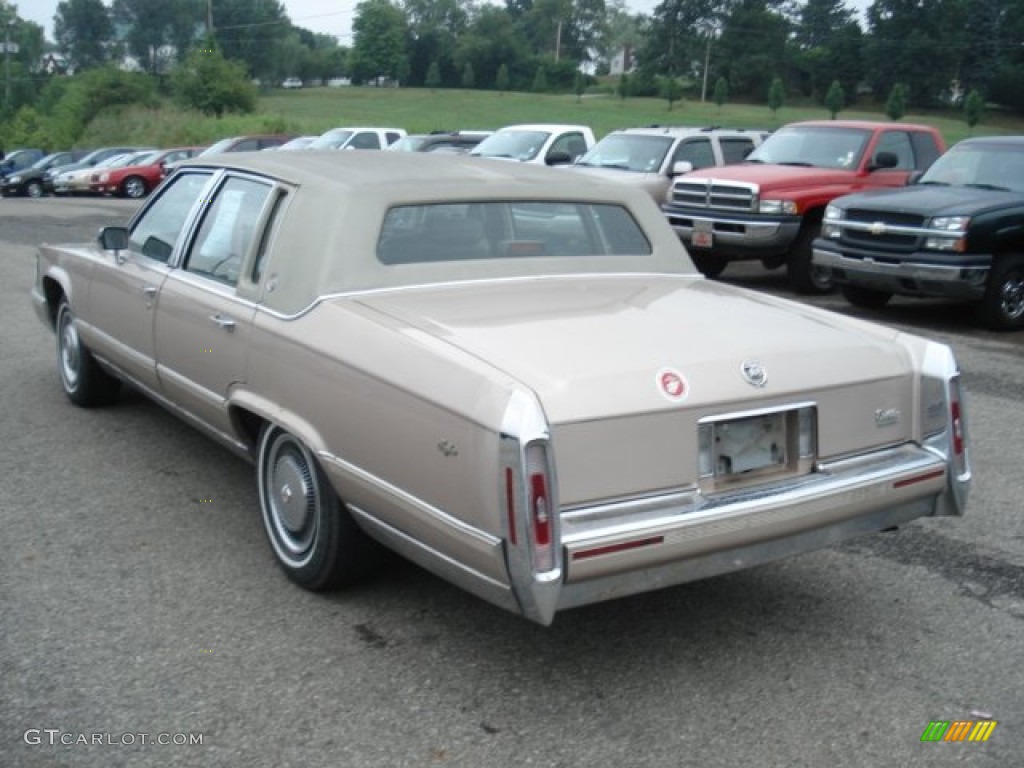 Light Antelope Metallic 1991 Cadillac Brougham Standard Brougham Model Exterior Photo #68283947