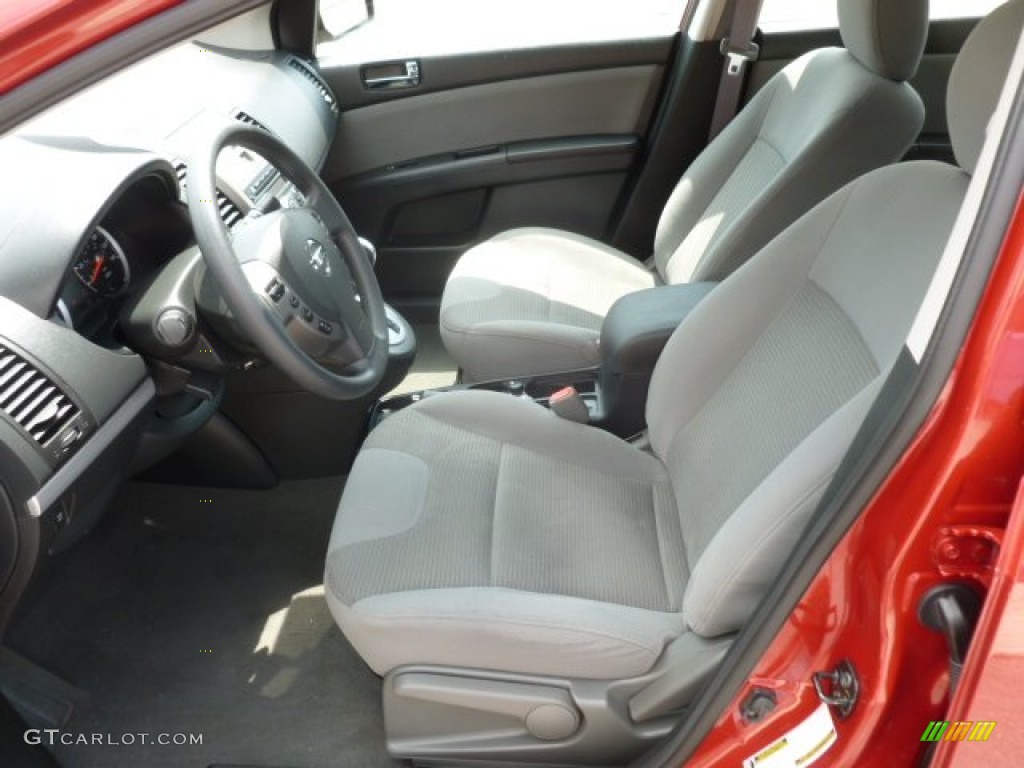 2011 Sentra 2.0 S - Red Brick / Charcoal photo #7