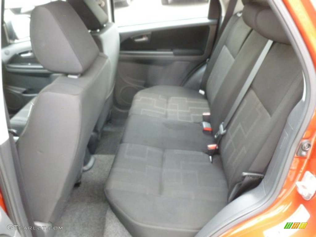 Black Interior 2011 Suzuki SX4 Crossover Technology AWD Photo #68284508