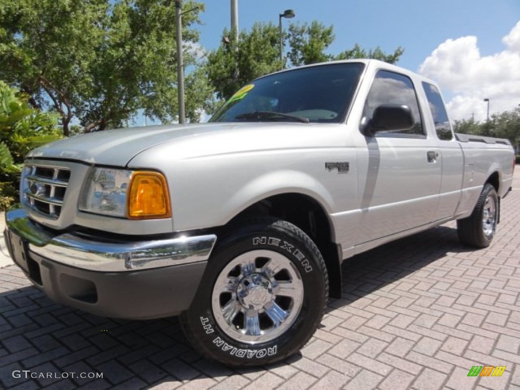 Silver Frost Metallic 2001 Ford Ranger XLT SuperCab Exterior Photo #68285369