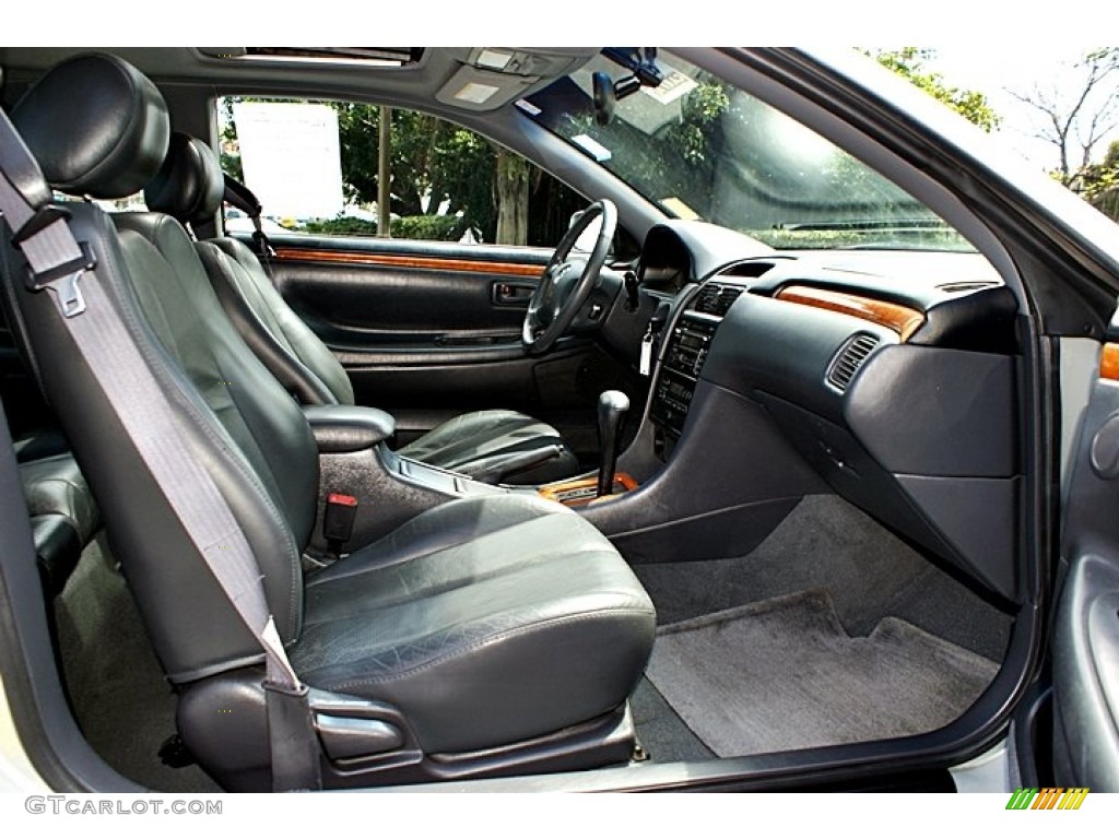 Charcoal Interior 2002 Toyota Solara SLE V6 Coupe Photo #68286077