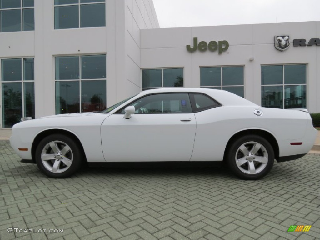 2011 Challenger R/T Plus - Bright White / Dark Slate Gray photo #2