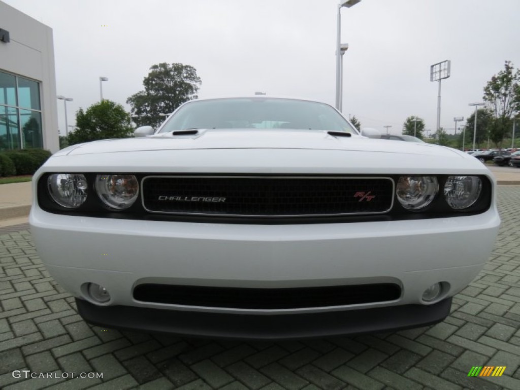 2011 Challenger R/T Plus - Bright White / Dark Slate Gray photo #8