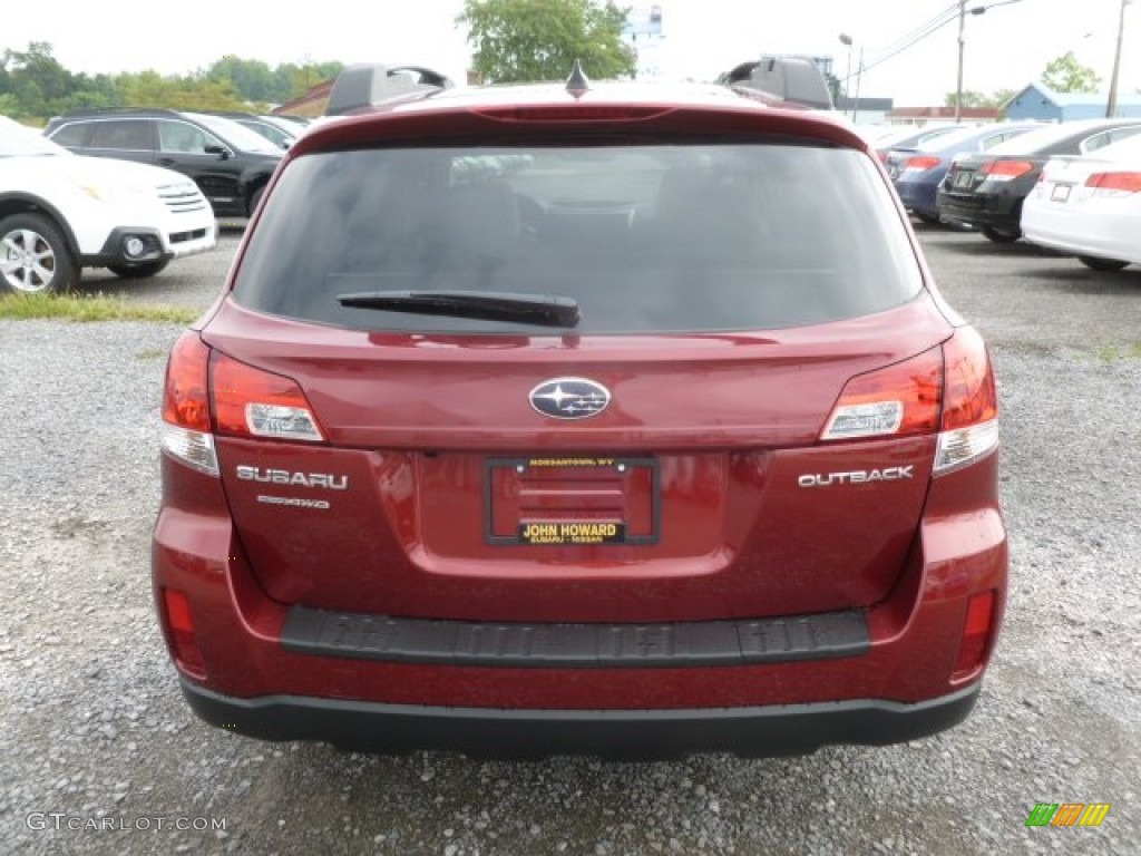 2013 Outback 2.5i Limited - Venetian Red Pearl / Warm Ivory Leather photo #6
