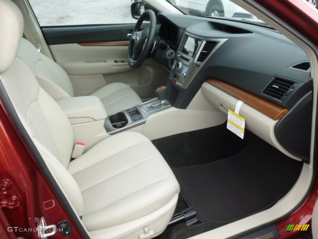 2013 Outback 2.5i Limited - Venetian Red Pearl / Warm Ivory Leather photo #10
