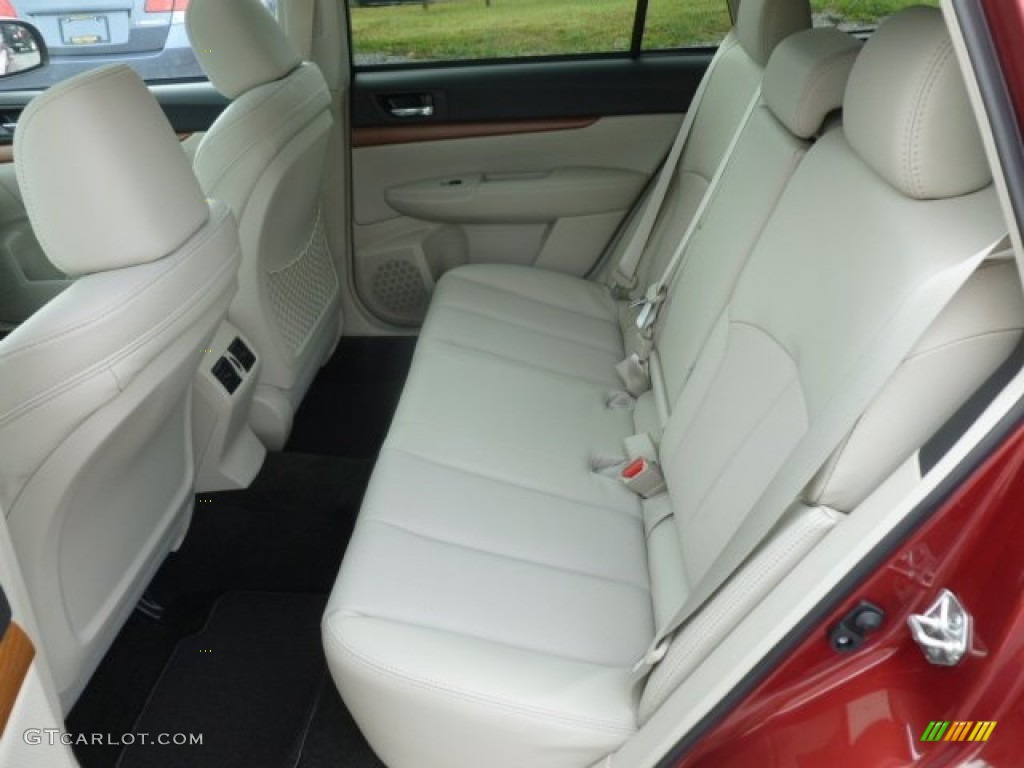 2013 Outback 2.5i Limited - Venetian Red Pearl / Warm Ivory Leather photo #14