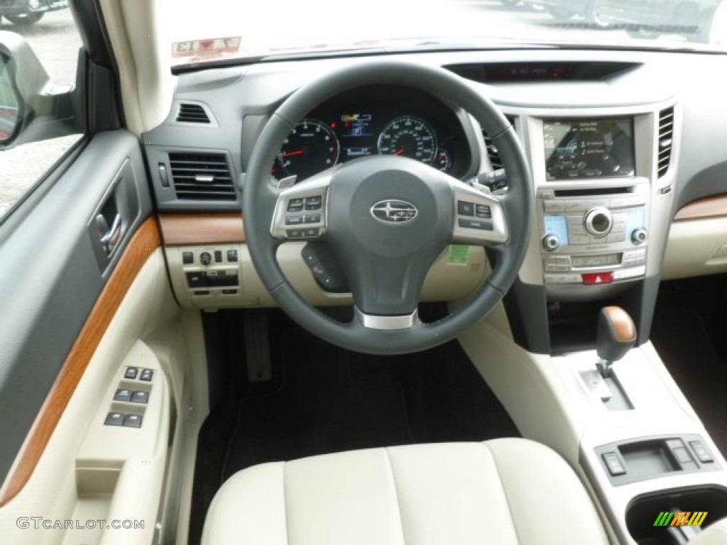 2013 Outback 2.5i Limited - Venetian Red Pearl / Warm Ivory Leather photo #15
