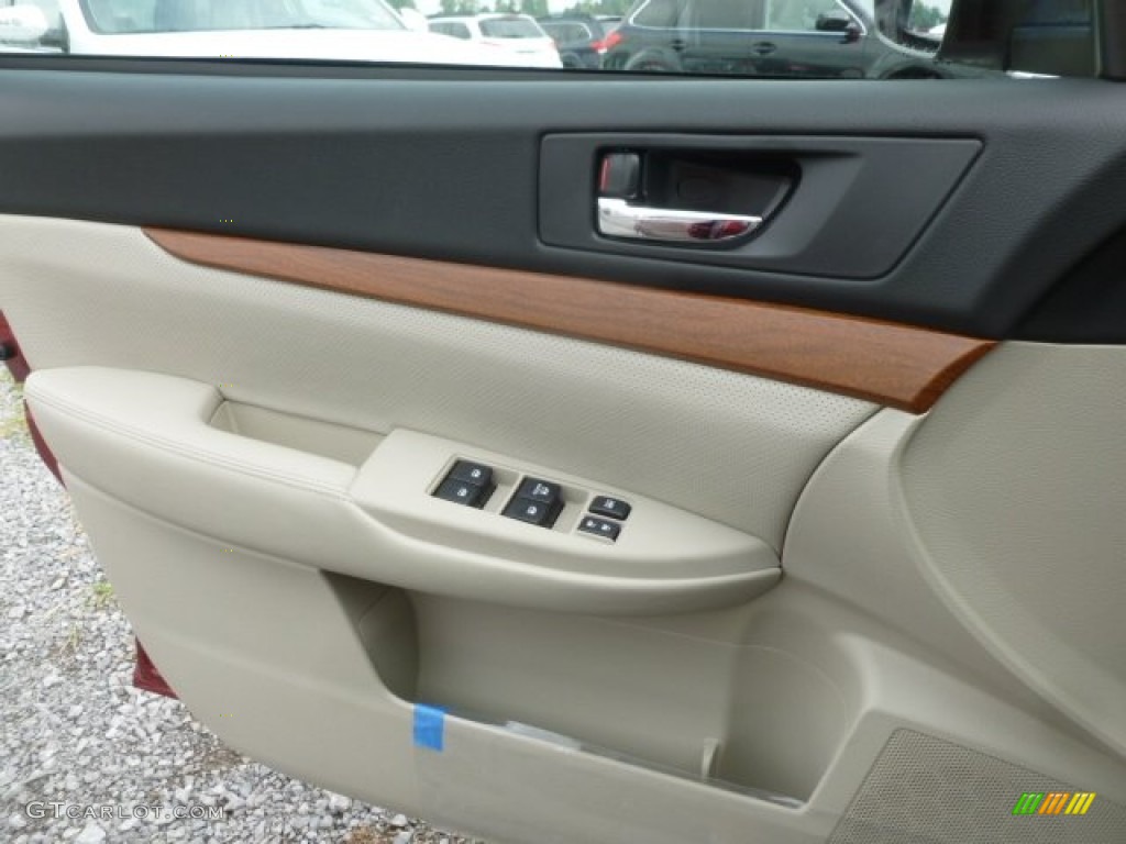 2013 Outback 2.5i Limited - Venetian Red Pearl / Warm Ivory Leather photo #17