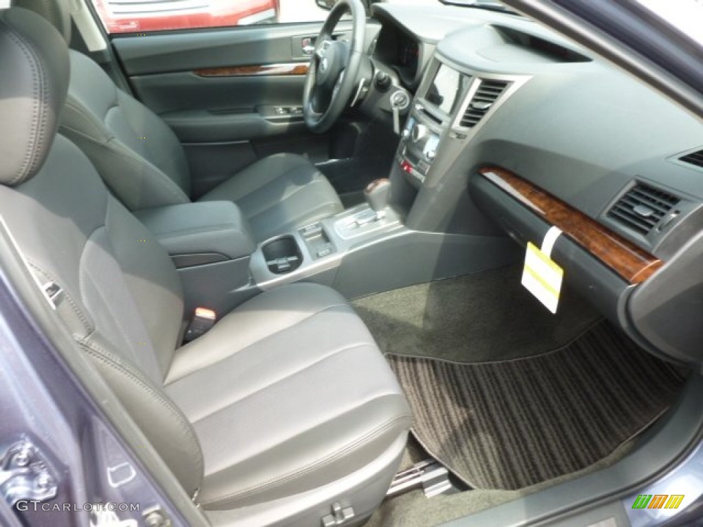 Off Black Leather Interior 2013 Subaru Legacy 2.5i Limited Photo #68289605