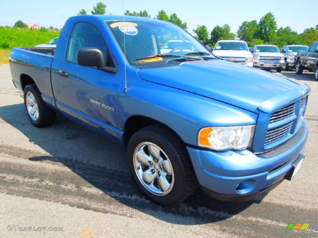 2003 Ram 1500 ST Regular Cab - Atlantic Blue Pearl / Dark Slate Gray photo #2