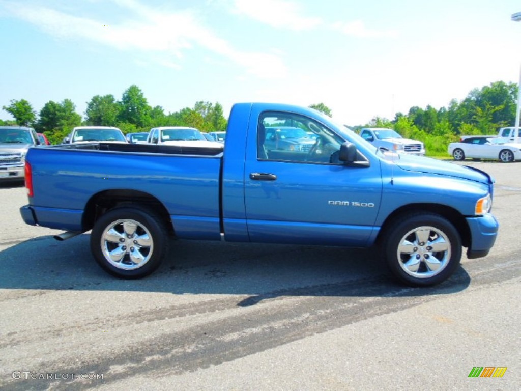 2003 Ram 1500 ST Regular Cab - Atlantic Blue Pearl / Dark Slate Gray photo #3