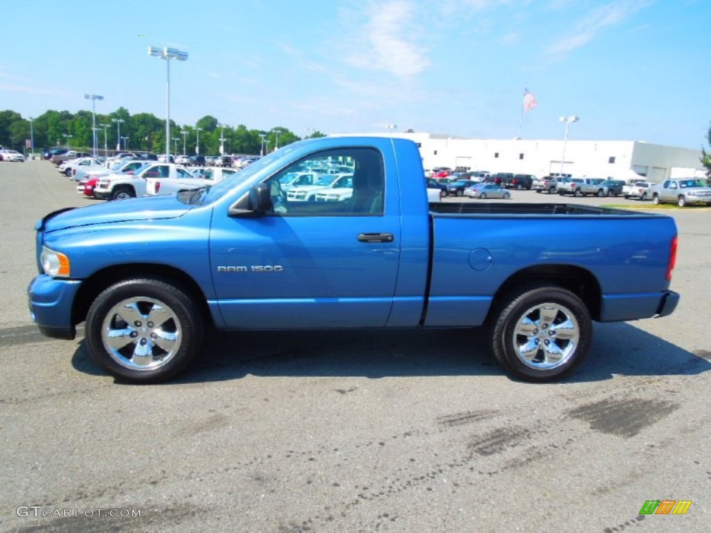 2003 Ram 1500 ST Regular Cab - Atlantic Blue Pearl / Dark Slate Gray photo #4