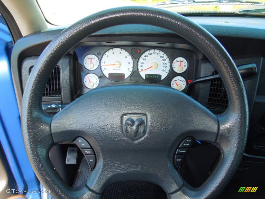 2003 Ram 1500 ST Regular Cab - Atlantic Blue Pearl / Dark Slate Gray photo #13