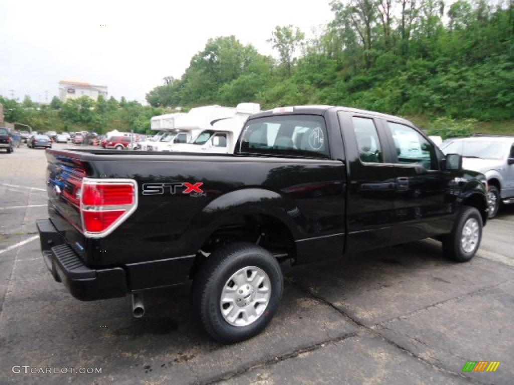 Tuxedo Black Metallic 2012 Ford F150 STX SuperCab 4x4 Exterior Photo #68291705