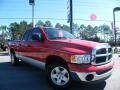 2005 Flame Red Dodge Ram 1500 SLT Quad Cab  photo #7