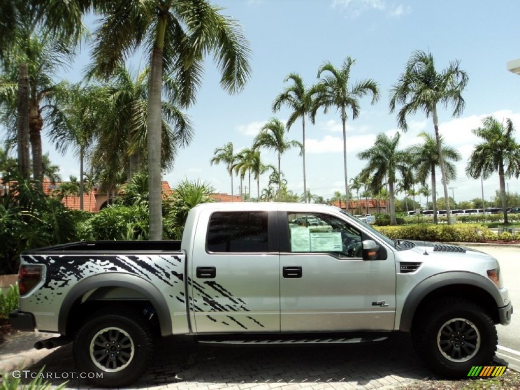 Ingot Silver Metallic 2011 Ford F150 SVT Raptor SuperCrew 4x4 Exterior Photo #68293289