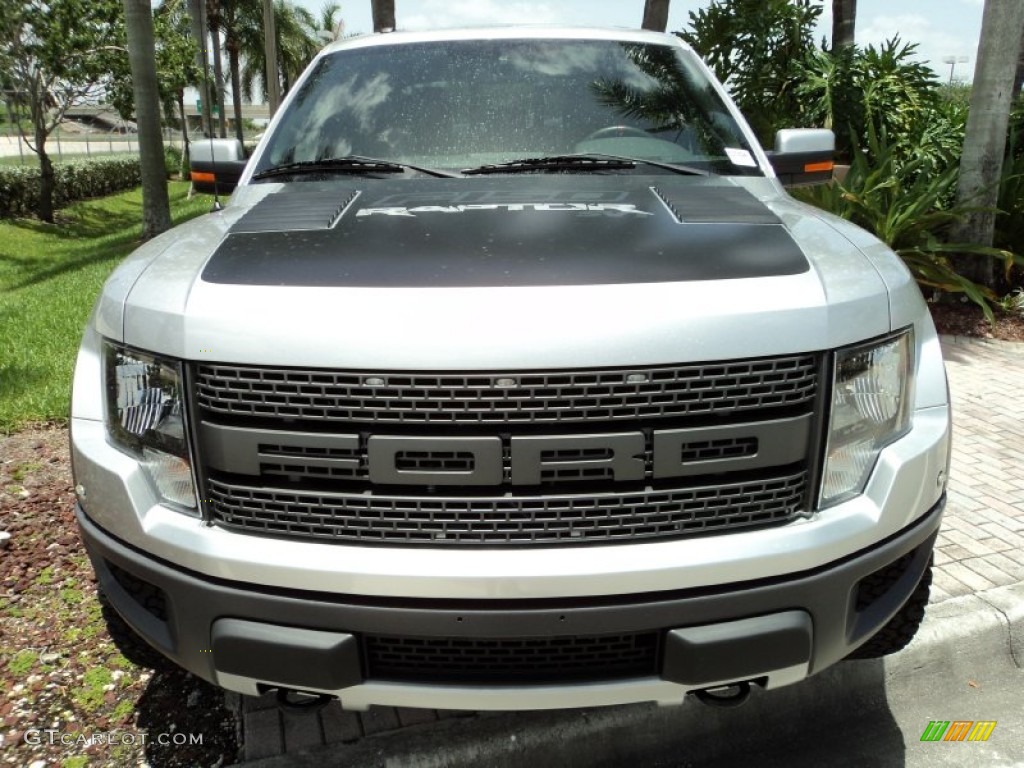 Ingot Silver Metallic 2011 Ford F150 SVT Raptor SuperCrew 4x4 Exterior Photo #68293376