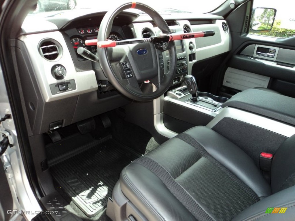 Raptor Black Interior 2011 Ford F150 SVT Raptor SuperCrew 4x4 Photo #68293402