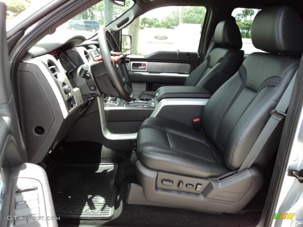 2011 Ford F150 SVT Raptor SuperCrew 4x4 Front Seat Photo #68293409