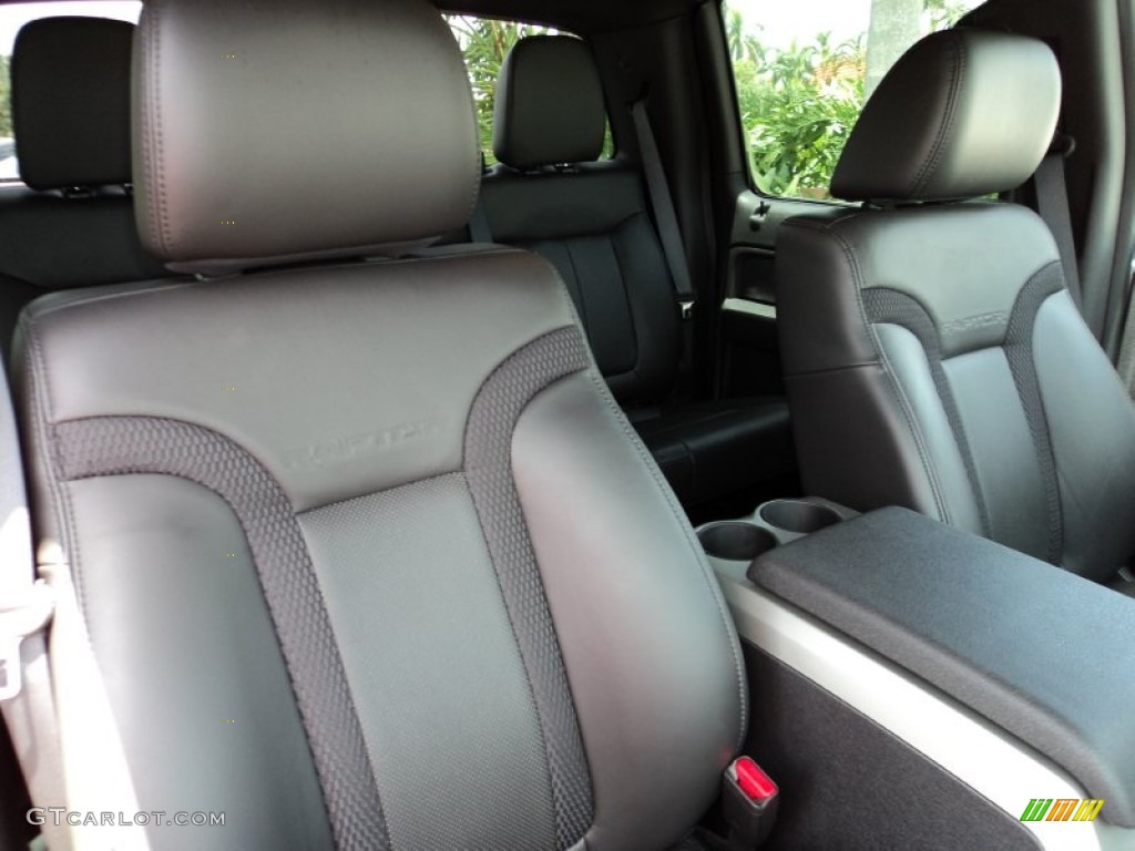 Raptor Black Interior 2011 Ford F150 SVT Raptor SuperCrew 4x4 Photo #68293427