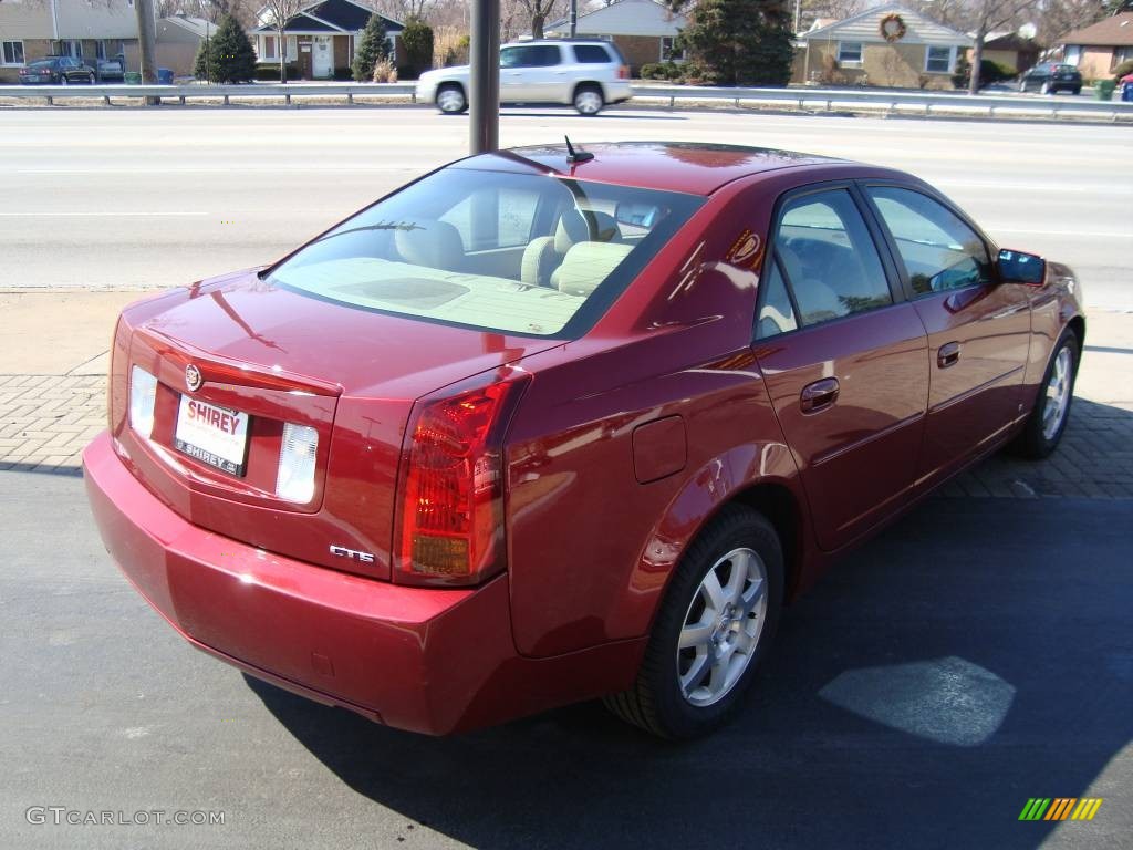 2007 CTS Sedan - Infrared / Cashmere photo #4