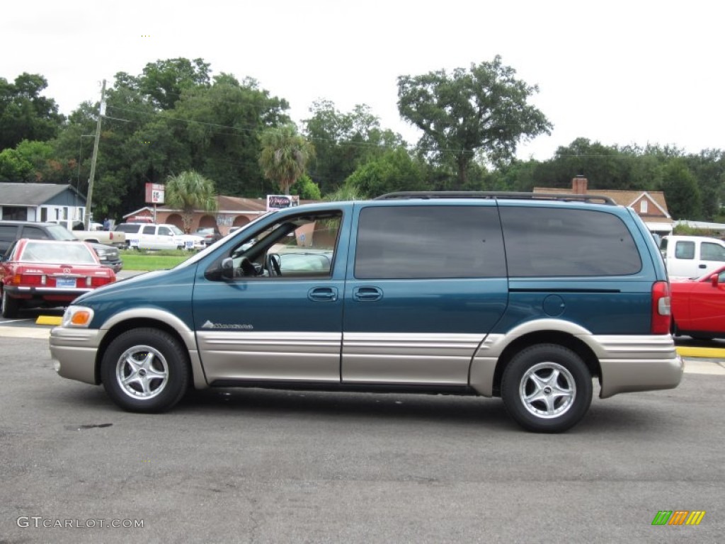 Dark Tropic Teal Metallic 2002 Pontiac Montana Standard Montana Model Exterior Photo #68294456