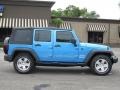 Surf Blue Pearl 2010 Jeep Wrangler Unlimited Sport Exterior