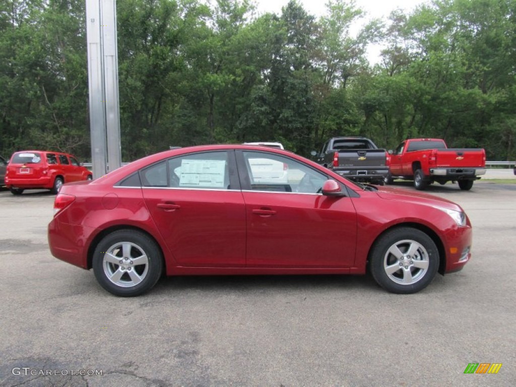 Crystal Red Metallic 2012 Chevrolet Cruze LT Exterior Photo #68294891